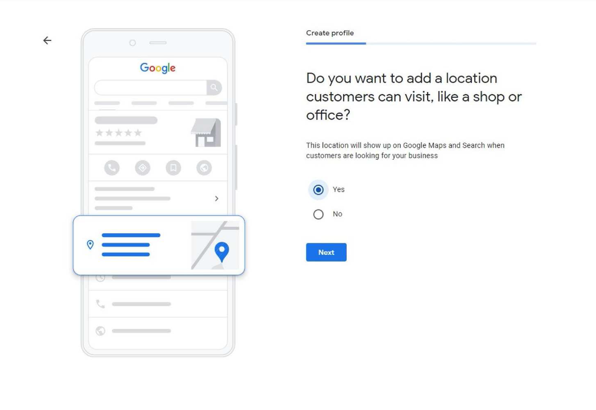 Google Business Profile — walkthrough screenshot