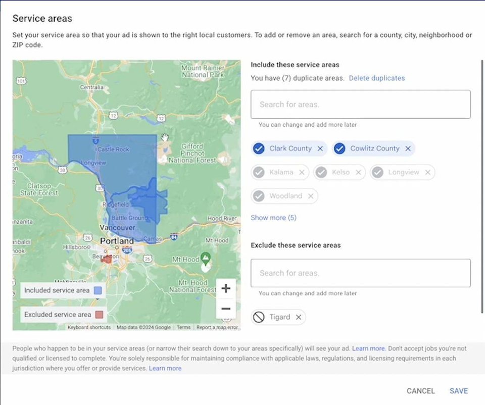 Local Service Ads — walkthrough screenshot
