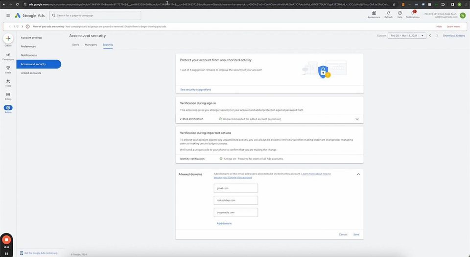 Local Service Ads — walkthrough screenshot