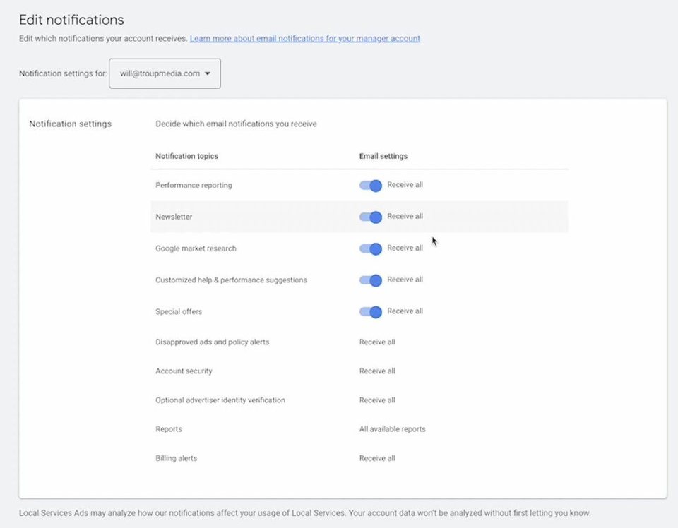 Local Service Ads — walkthrough screenshot