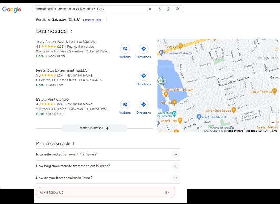 Search Generative Experience — walkthrough screenshot