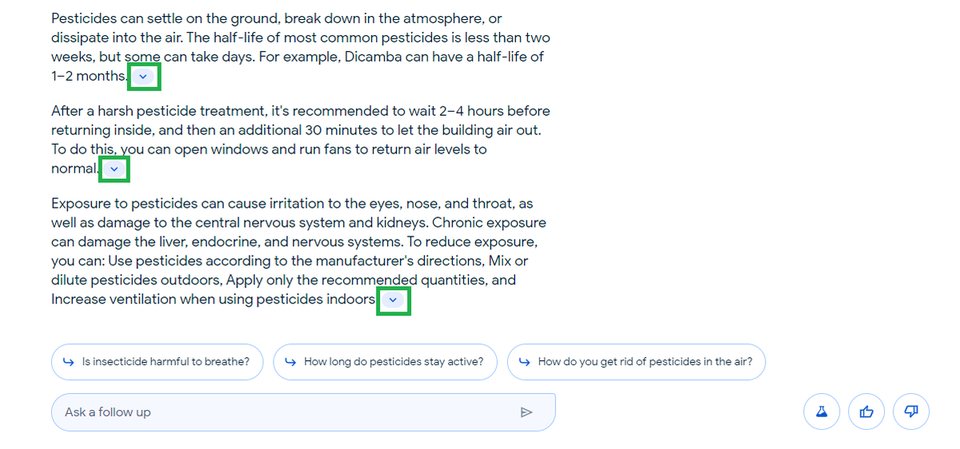 Search Generative Experience — walkthrough screenshot
